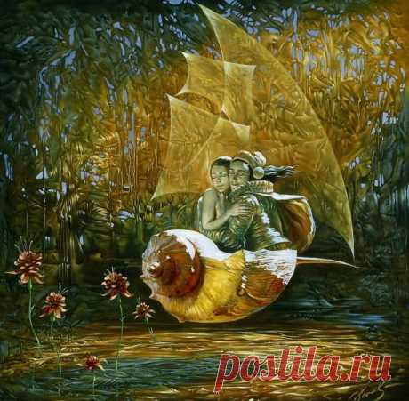 Illusions of Absurdity. Vessel Of Utter Bliss, Michael Cheval (Михаил Хохлачев), арт галерея живописи. Страница get.