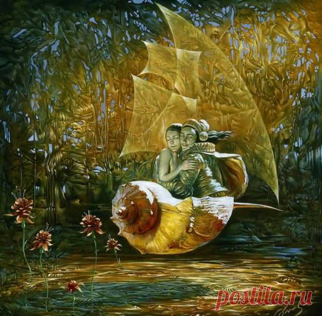 Illusions of Absurdity. Vessel Of Utter Bliss, Michael Cheval (Михаил Хохлачев), арт галерея живописи. Страница get.