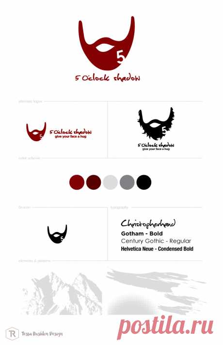 5 O'clock Shadow Branding on Behance