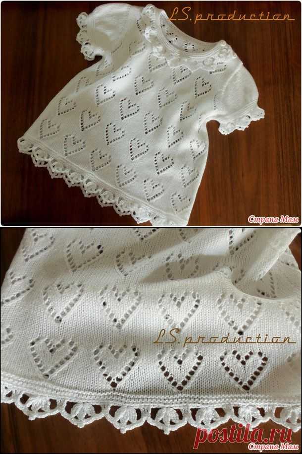 Платье в сердечки