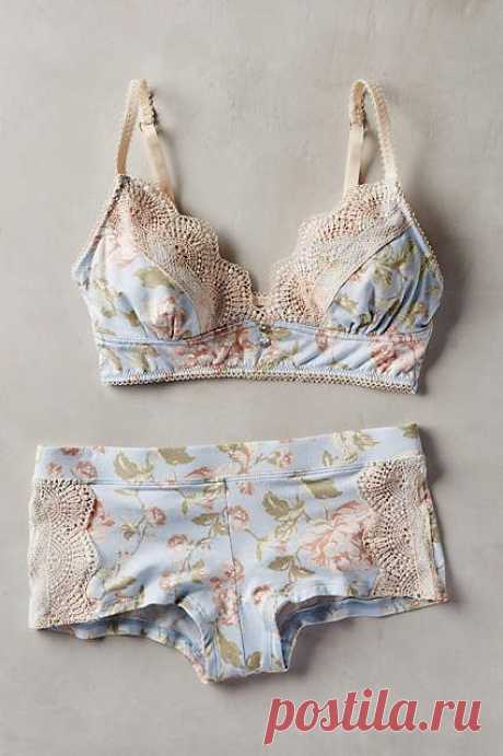 (255) Underella Wildflower Lace Bralette - anthropologie.com | Lingerie