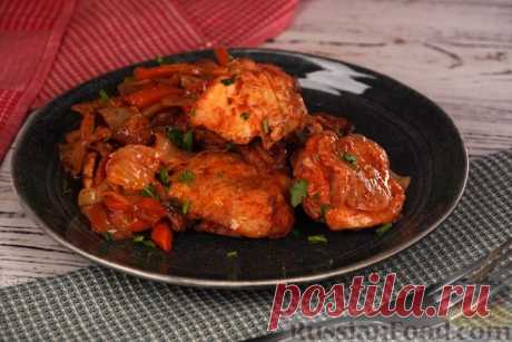 Рецепт: Курица с капустой и грибами, в рукаве на RussianFood.com
