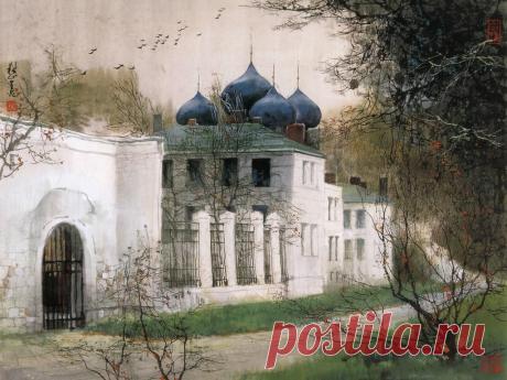 Пейзажи китайского жудожника Лю Маошана (Liu Maoshan)