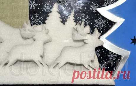 Поделки из синтепона и поролона своими руками на Новый Год