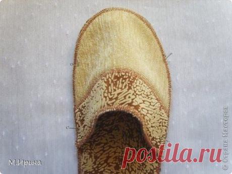 Тапочки за час: мастер-класс