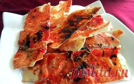 Ароматные чипсы из лаваша