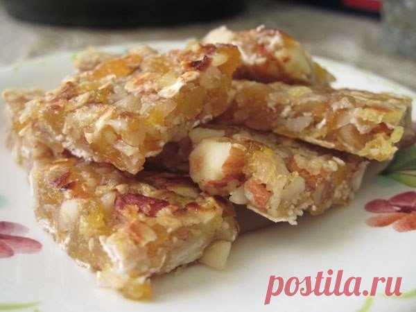 Лимонные батончики-мюсли