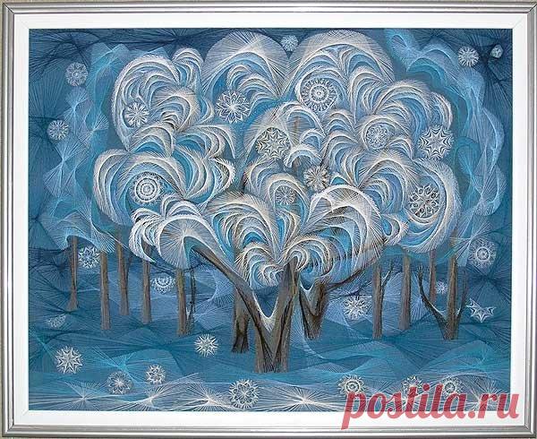 Схемы хордовой вышивки