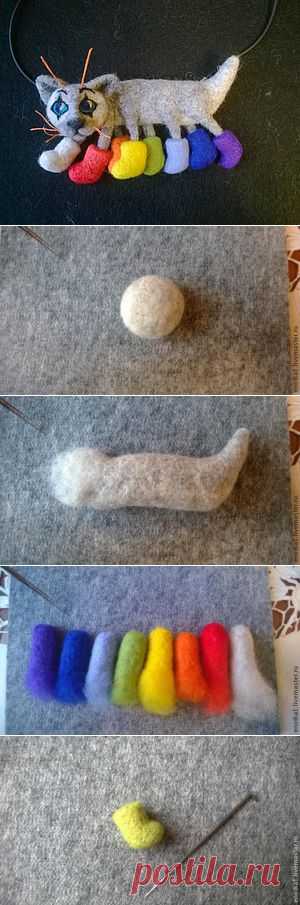 Кошка-осьминожка - Ярмарка Мастеров - ручная работа, handmade