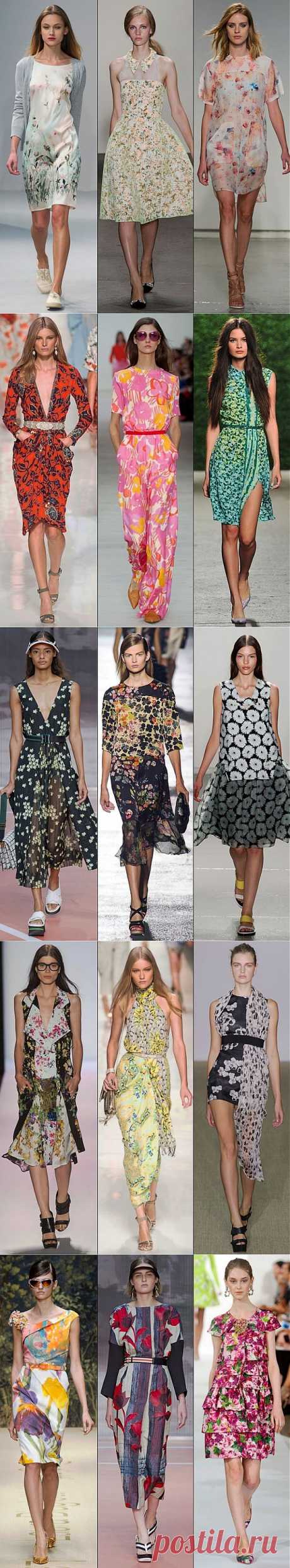 Мода весна-лето 2014: 5 цветочных трендов