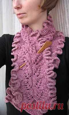 Шарф с воланами Frilly scarf с переводом!