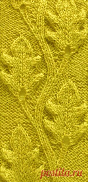 Узор Дубовые листья. Очень красиво! - МирТесен