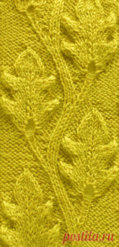 Узор Дубовые листья. Очень красиво! - МирТесен