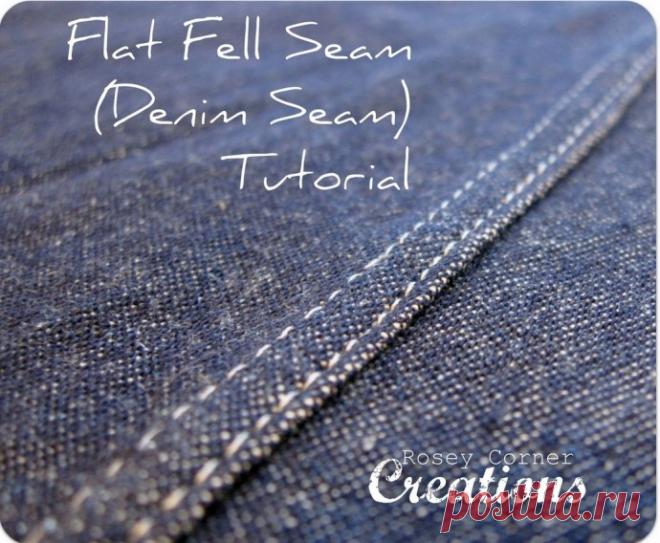 Запошивочный шов Запошивочный шовЧаще всего используется при пошиве джинсов.