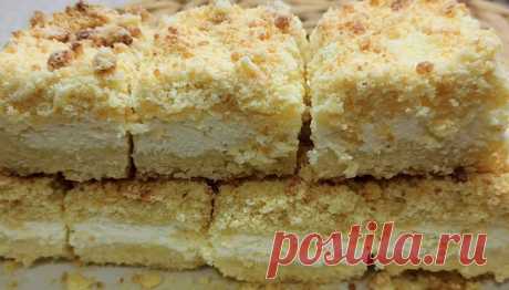 «Готовлю пока закипает чайник»: творожный пирог «Десятиминутка» (легко готовится и продукты бюджетные)