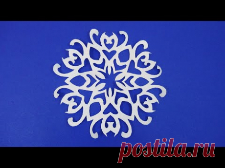 Как сделать снежинку из бумаги Новогодние снежинки своими руками
