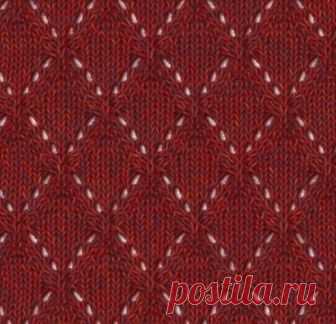 Красивые нежные узоры с геометрическими элементами (УЗОРЫ СПИЦАМИ) — Журнал Вдохновение Рукодельницы