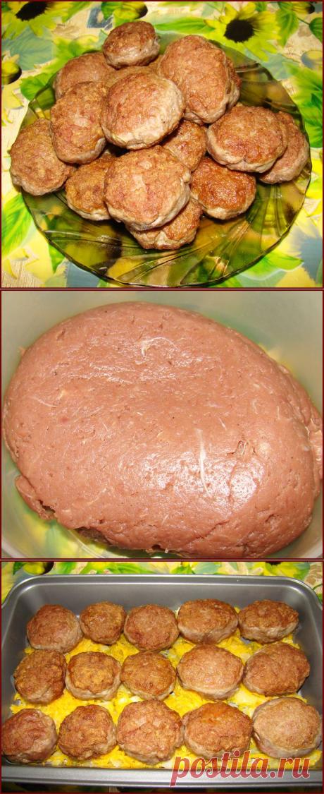 Котлеты из фарша по рецепту Сержа Марковича.