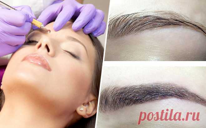 Правильный татуаж бровей: все, что тебе нужно знать о микроблейдинге - Женская страница