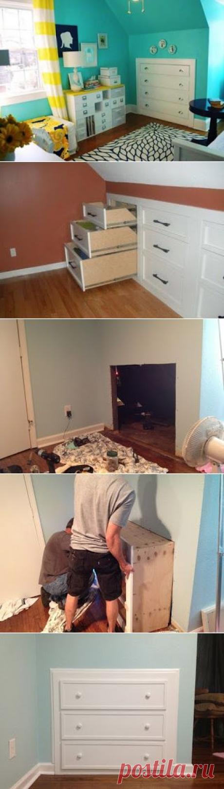 Идея: встроенный комод