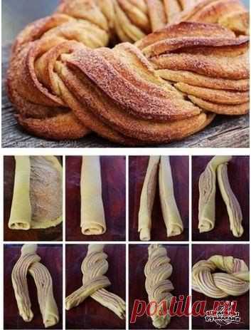 Как завернуть калачик