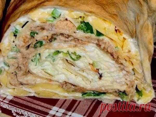 Лучшие кулинарные рецепты: Рулет "Мимоза"