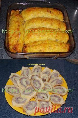 Рулет из кабачка с мясом | Урожайная дача, интернет журнал, все о даче