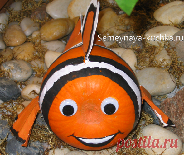 Поделки из ТЫКВЫ (84 фото) для сада и школы. | Семейная Кучка