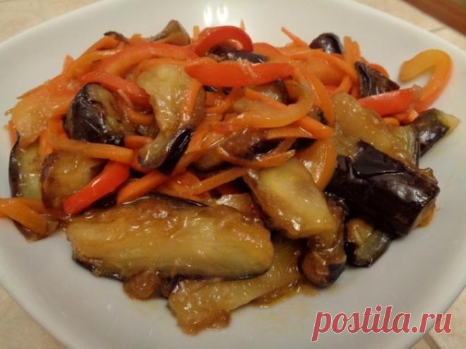 Баклажаны в кисло-сладком соусе