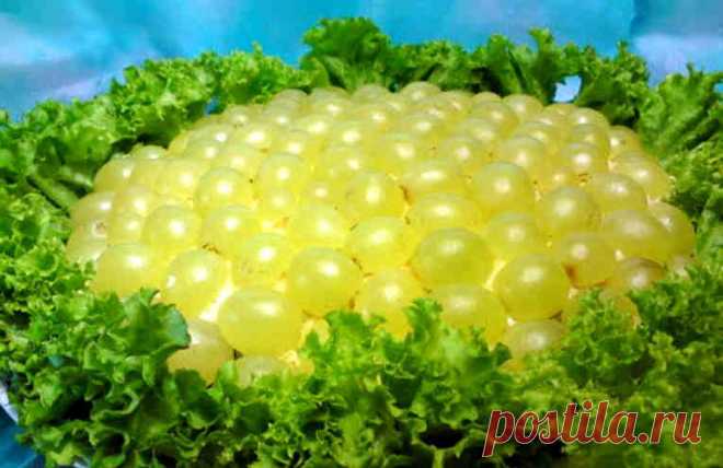 Рецепты на Новый Год. Необыкновенно красивый и вкусный салат 