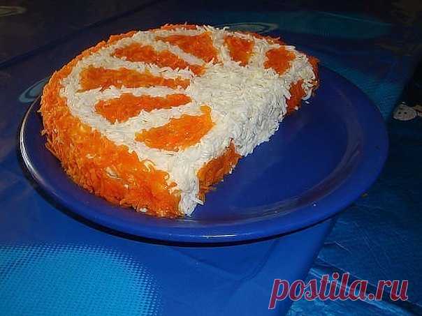 Оригинальный, аппетитный и очень вкусный салат "Апельсин"
