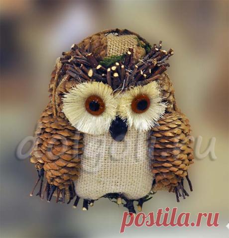 Поделки из шишек — фото новогодних рождественских украшений | Идеи для творчества, рукоделие