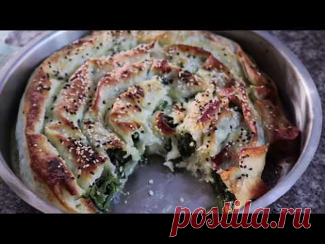 ТУРЕЦКИЙ БЁРЕК/Простой и быстрый рецепт/Берек со шпинатом и творогом