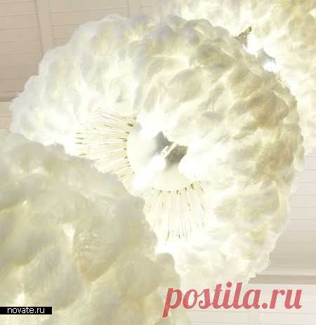 Лампы из перьев страуса / Освещение / Своими руками - выкройки, переделка одежды, декор интерьера своими руками - от ВТОРАЯ УЛИЦА