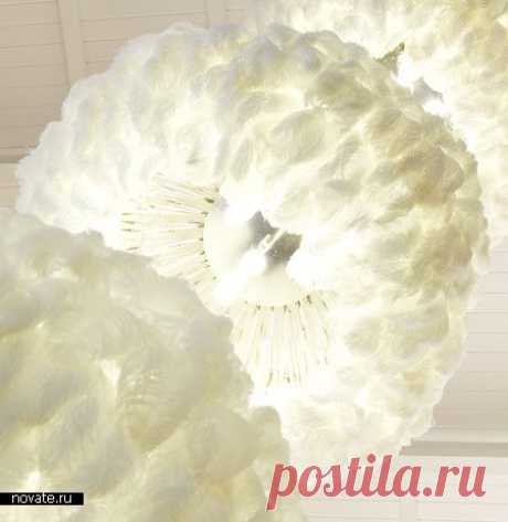 Лампы из перьев страуса / Освещение / Своими руками - выкройки, переделка одежды, декор интерьера своими руками - от ВТОРАЯ УЛИЦА
