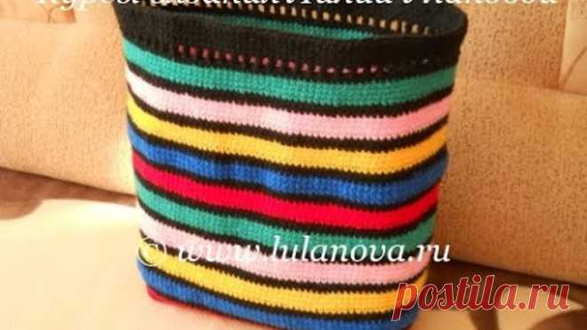 Вязание крючком мешка для рюкзака - Crochet Tasche Rucksack
