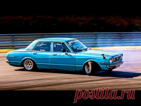 Дрифт в исполнении норвежца Fredrik Sorlie на трассе Nurburgring