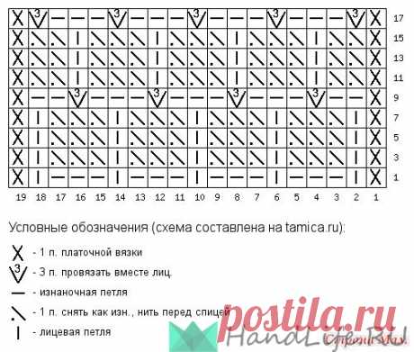Объемный узор / Вязание
