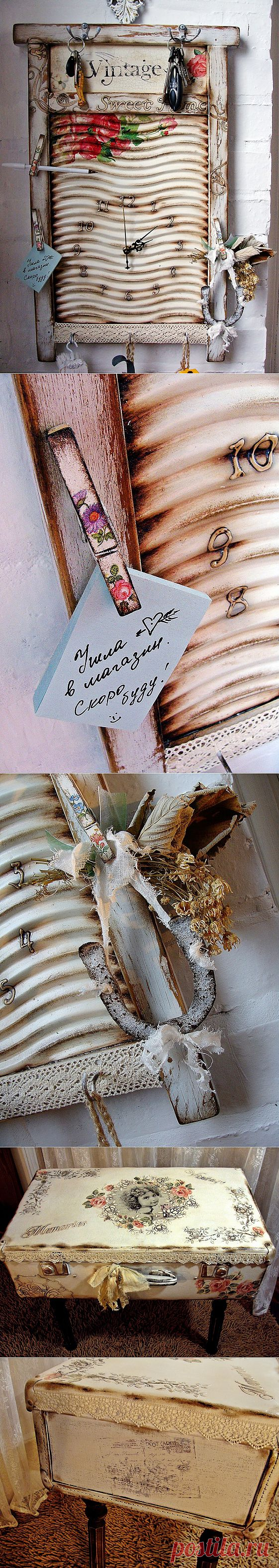 Винтажный декупаж и декор от Ирины, блог "Птичка певчая".