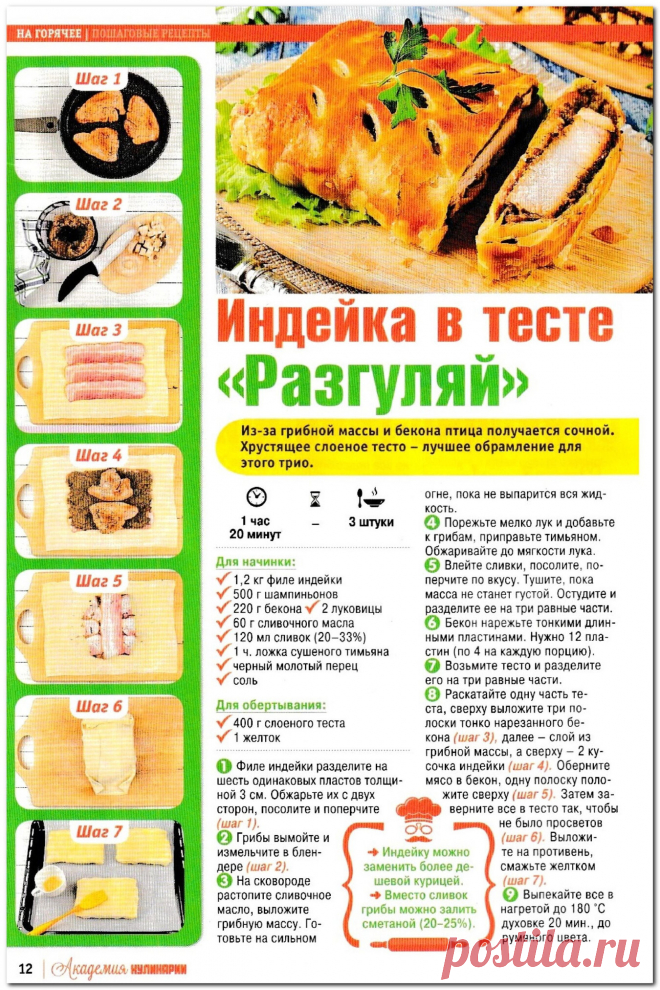 Индейка в тесте "Разгуляй"