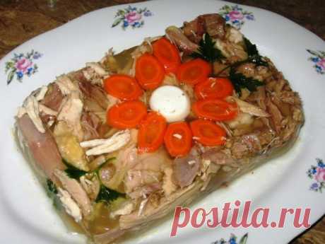 Холодец из петушка