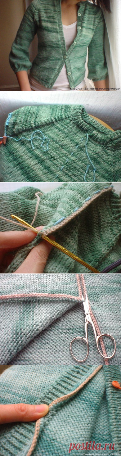 Как разрезать связаную вещь (Diy) / Вязание / ВТОРАЯ УЛИЦА