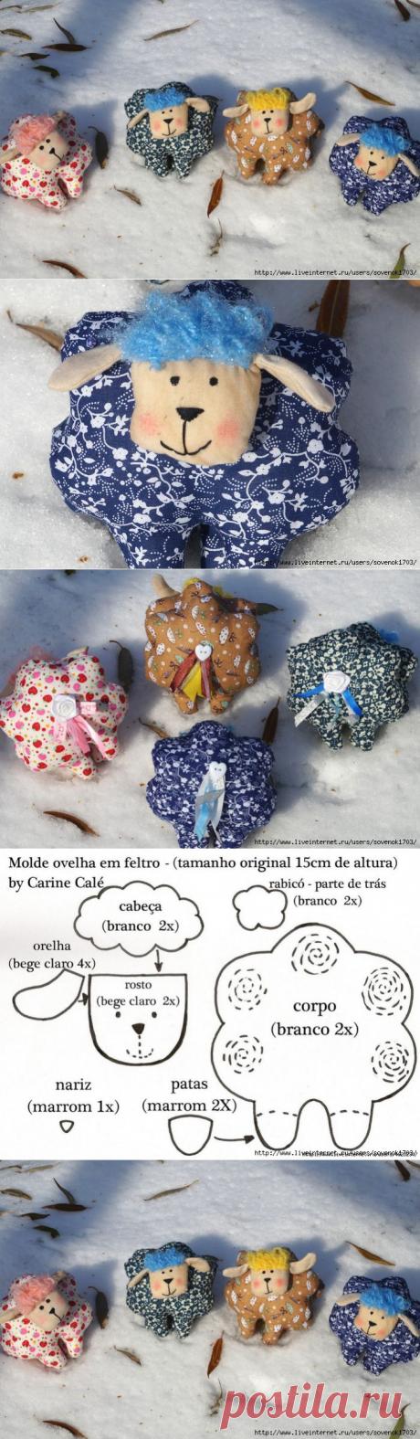 Симатичные овечки с выкройкой! Доступно и быстро! | ЖЕНСКИЙ МИР