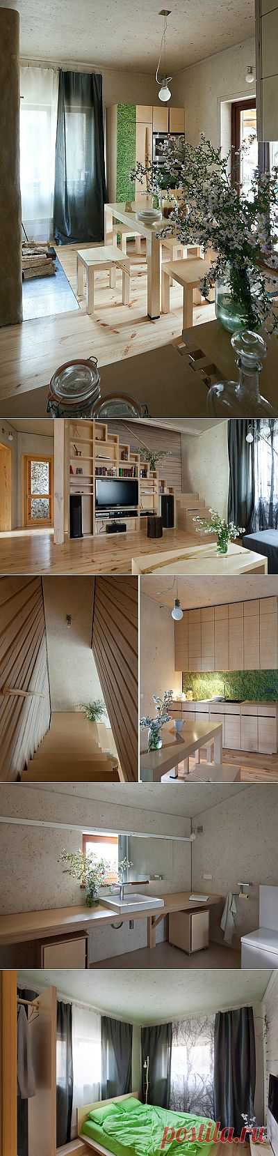 Home in the Log Cabin – эко-дом от украинских дизайнеров | Идеи вашего дома | Архитектура и интерьер