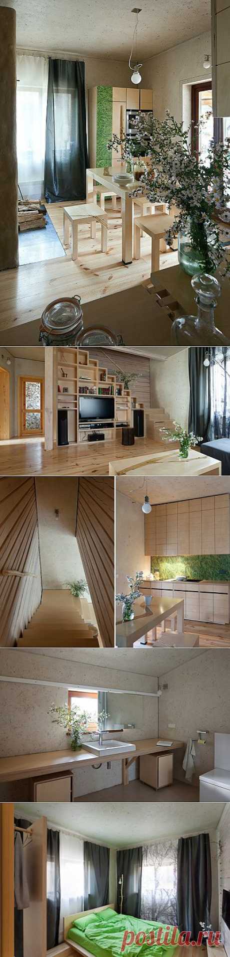 Home in the Log Cabin – эко-дом от украинских дизайнеров | Идеи вашего дома | Архитектура и интерьер