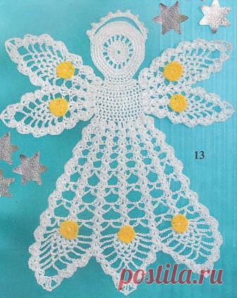 Как связать елочные украшения крючком | ВЯЗАНИЕ спицами и крючком.