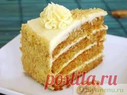 Фитнес морковный торт с корицей - Рецепты пользователя Елена Кочубей - Daily-menu.ru