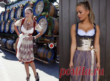 Дирндль, трусы не нужны: что за интересное народное платье носят немецкие девушки, почему не надевают под него белье? | Национальный след | Дзен