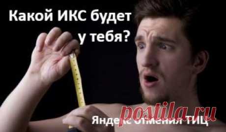 Какой размер ИКСа будет у Вашего сайта? Яндекс отменил тематический индекс цитирования (ТИЦ)