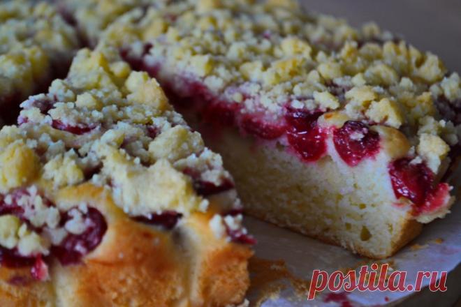 Ягодный Пирог на Кефире | Вишнёвый Пирог - Простые рецепты Овкусе.ру